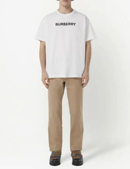 【超惠秒】Burberry 博柏利 男士宽松款简约经典字母logo全棉短袖T恤12025/12026 商品图8