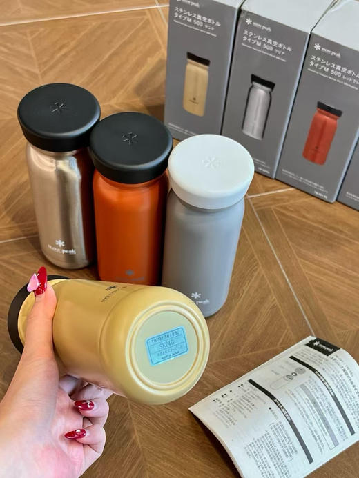 出日本原单正品snowpeak 户外保温杯，500ml。四个色 商品图5