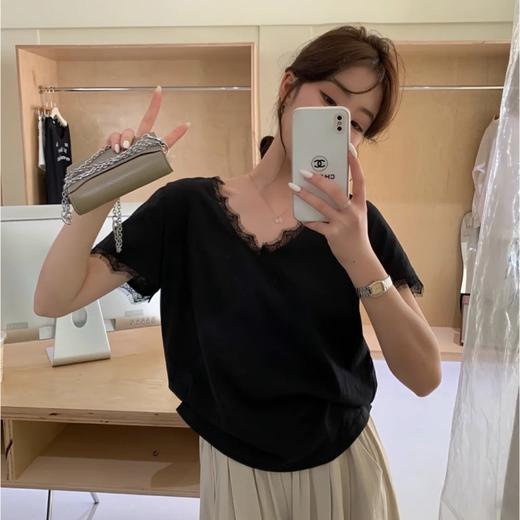 Beau Muse 雪花棉蕾丝短袖 商品图2