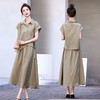 宽松遮肚子显瘦减龄，两件套衬衫连衣裙HR-LYSX2562 商品缩略图1