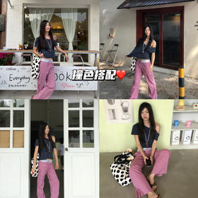 新品上身 | 回头率200%格子裤，拍照闪光灯一打直接出片！