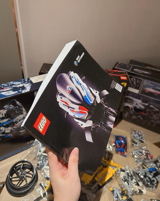 原单版本宝马𝐦𝟏𝟎𝟎𝟎𝐫𝐫乐高积木摩托模型072804 商品图3