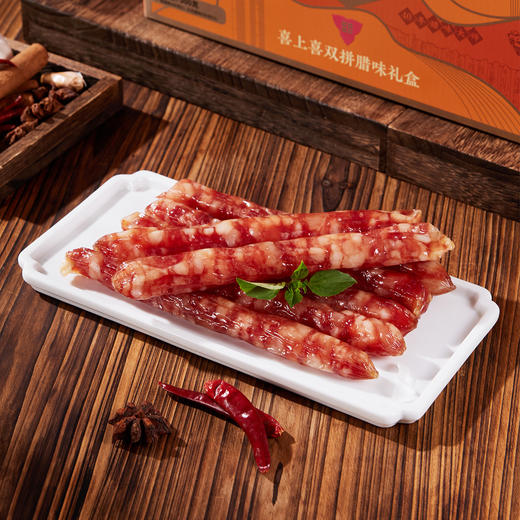 深圳手信 五丰喜上喜双拼腊味礼盒 500g 商品图1