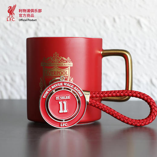 【官方正版】利物浦俱乐部 | 球员旋转钥匙扣球迷周边挂件范戴克 商品图1