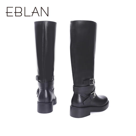 2楼伊伴2024冬季时尚潮流女靴单靴B24555203 商品图3