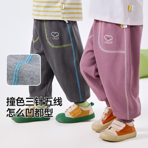【新品】嘟嘟家儿童裤子秋装男童休闲裤秋季新款女童运动裤宝宝长裤童装潮 商品图2