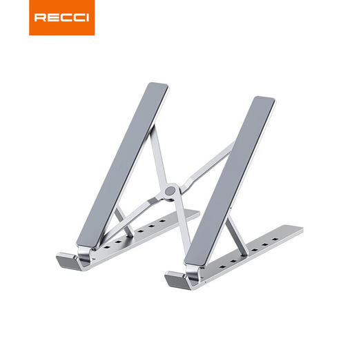 RECCI锐思RHO-M21手机笔记本支架铝合金镂空散热硅胶防滑可折叠收纳随身携带 商品图9