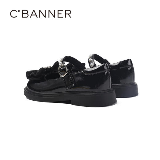 2楼千百度2025秋季甜美蝴蝶结宝贝至爱童鞋潮酷单鞋A25415003 商品图5