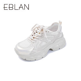 2楼伊伴2025潮流新款老爹鞋单鞋B25110230