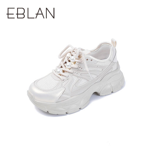 2楼伊伴2025潮流新款老爹鞋单鞋B25110230 商品图0