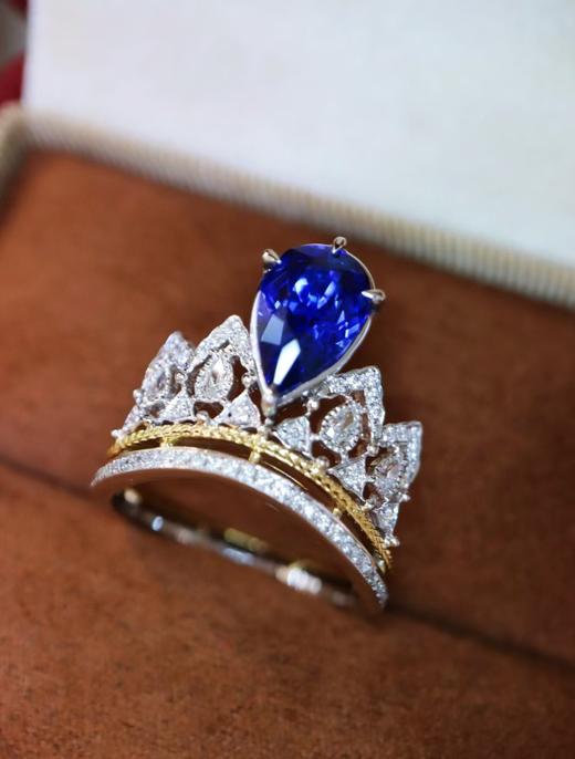 2.65ct刻面蓝宝石戒指 商品图4