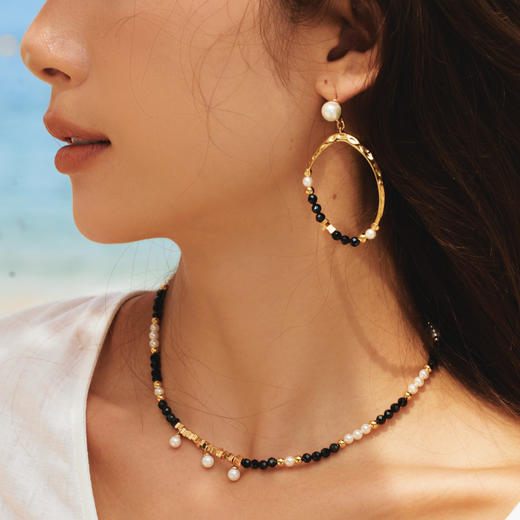 Ancient Greece古希腊时期 | 希腊海神黑石耳环 商品图3