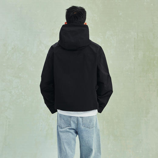 NPC潮牌厚实挺括柔软连帽户外立领夹克外套男潮流NP41TJ18 商品图2