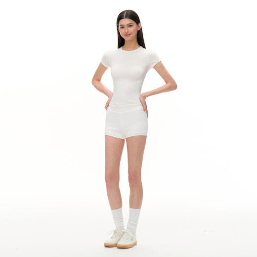 Ariseism 美式复古短袖+短裤女两件套套装女夏季新款 商品图1