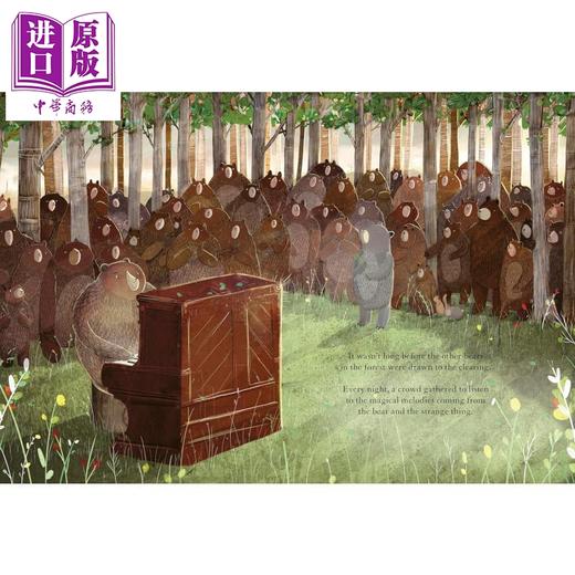 【中商原版】David Litchfield 熊和钢琴系列英文原版绘本3册 Bear and the Piano 狗狗The Dog 小熊熊Little Bears Concert 商品图2