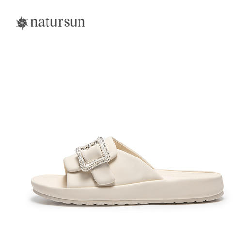 2楼natursun 25年夏季新品一字拖N25385002 商品图2