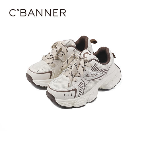 2楼千百度2025秋季潮酷机能感金属流光拼接鞋面运动鞋童鞋A25425606 商品图5