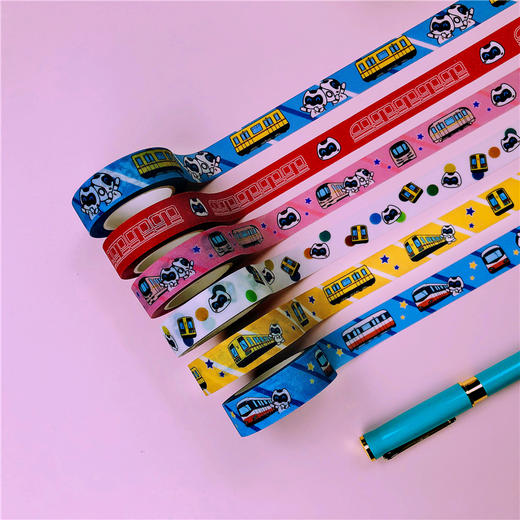 列车和纸胶带套装  （3卷/盒） 商品图1