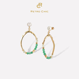 Ancient Greece古希腊时期 | 希腊海神绿石耳环