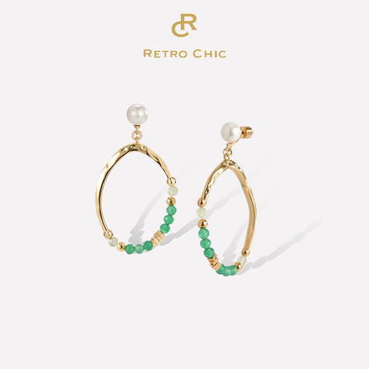 Ancient Greece古希腊时期 | 希腊海神绿石耳环 商品图0