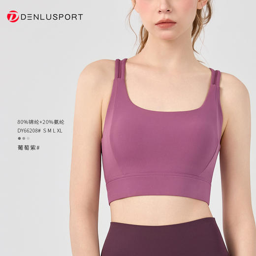 爆款欧美性感美背交叉吊带运动透气高强度防震上衣  DY66208 商品图11