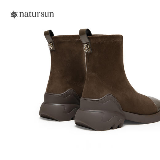 2楼natursun24冬季新品弹力靴/袜靴N24566645 商品图3