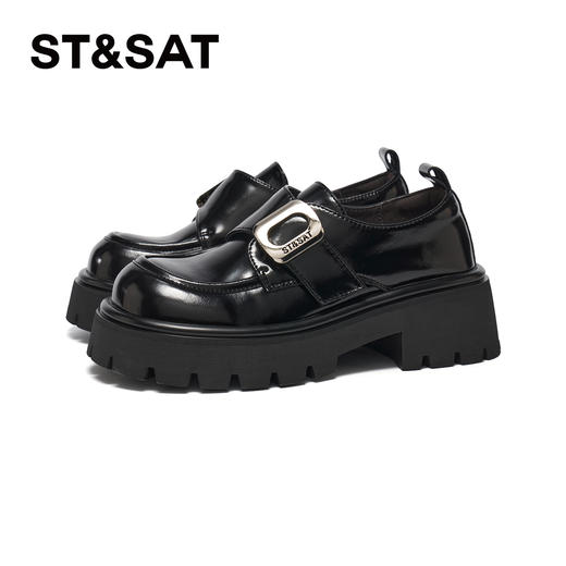 星期六经典学院风搭扣乐福鞋SSD3111003 商品图7