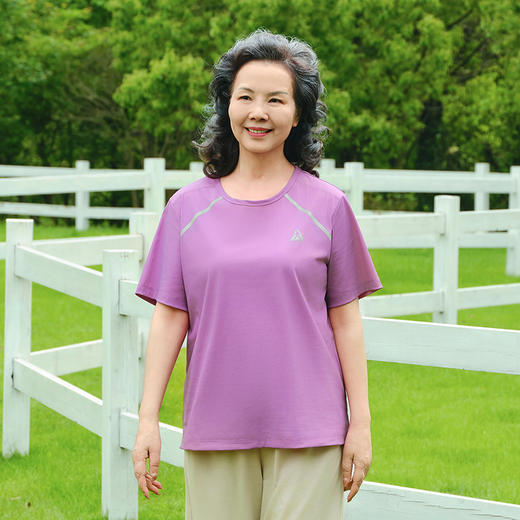 【长轻优选】足力健冰丝速干妈妈衫24217/18 商品图4