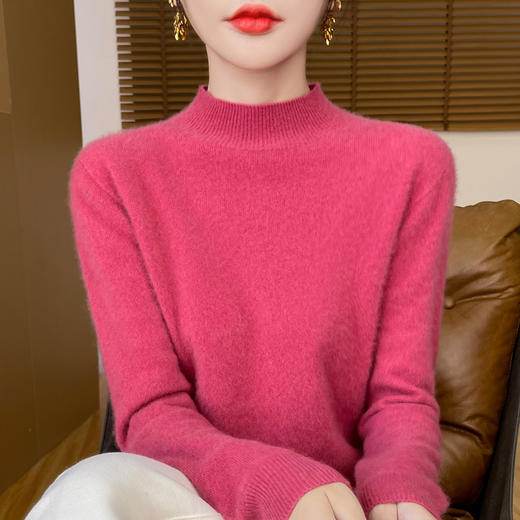 Avann阿曼衣一线半高领基础款羊毛衫1101 商品图4