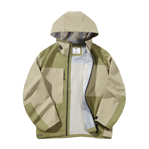 NPC潮牌户外特氟龙三防全压胶冲锋衣运动撞色外套夹克NP36TJ17 商品图6