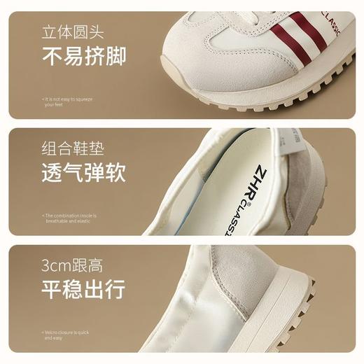 ZHR则则浅口德训鞋女2025春秋新款超软透气阿甘鞋轻便防滑休闲鞋 商品图6