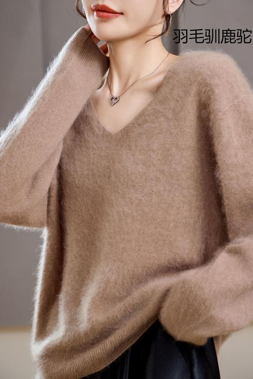 Avann阿曼衣Tasmanian纱线5%羊绒衫拉毛【V领】672 商品图4