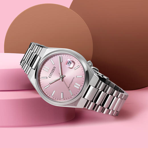 西铁城/CITIZEN机械不锈钢简约复古时尚腕表NJ0200-50Z 商品图8