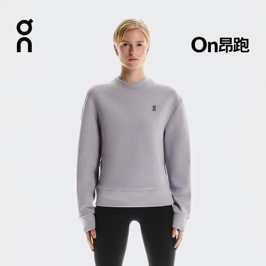 On昂跑 Focus Tech Crew 2025新品女款Focus系列科技针织运动卫衣 商品图0