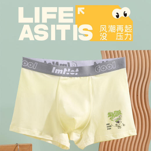 [三条装]青少年内裤大童底裤平角裤棉莫【CSK25323】 商品图2
