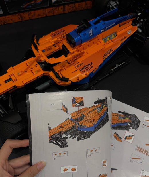 原单版本迈凯伦F1赛车模型积木072804 商品图12