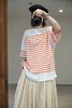 OUTIL经典多色短袖条纹T恤 商品缩略图2