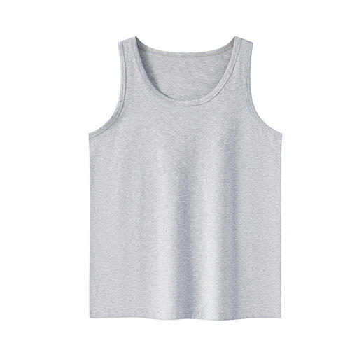 丁摩 背心男士【纯棉】夏季薄款工字背心男内穿打底夏天凉感老头衫背心 5ZF- 11001 商品图4