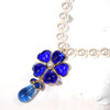 北京仓｜Gripoix Paris-Vintage-Pearl-经典珍珠 蓝花吊坠 项链［法国设计师］ 商品缩略图2