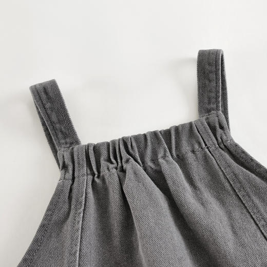 马克珍妮女童纯棉牛仔A版背带裙2025年秋装新款551653 商品图3