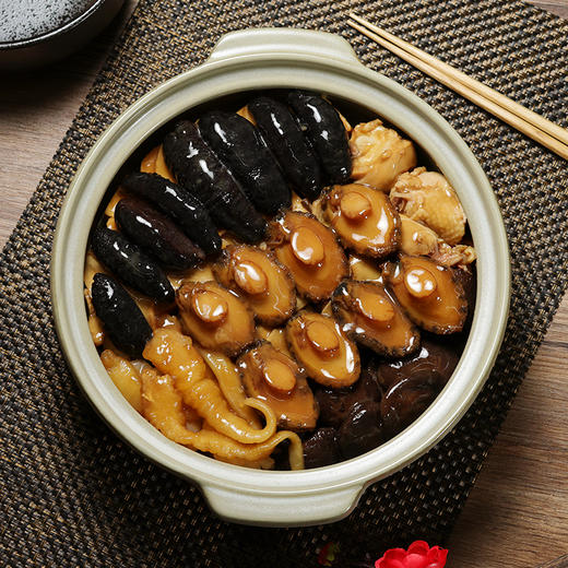 御鲜锋八参八鲍大盆菜1.65kg 商品图3
