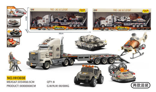 小演员汽车大联盟多功能建筑工程车队吊车起重机喷水消防车警车儿童玩具 商品图7