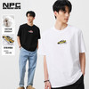 NPC潮牌CC系列重磅255克纯棉小狗开车发泡印花短袖T恤男CC55TE62 商品缩略图0