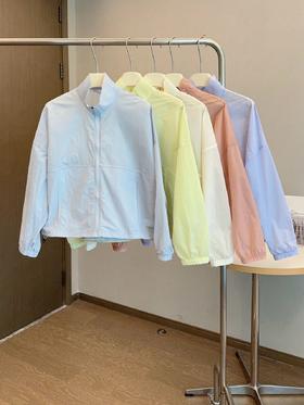 SU然同款UPF50+ 短宽五色防晒衣。WT860