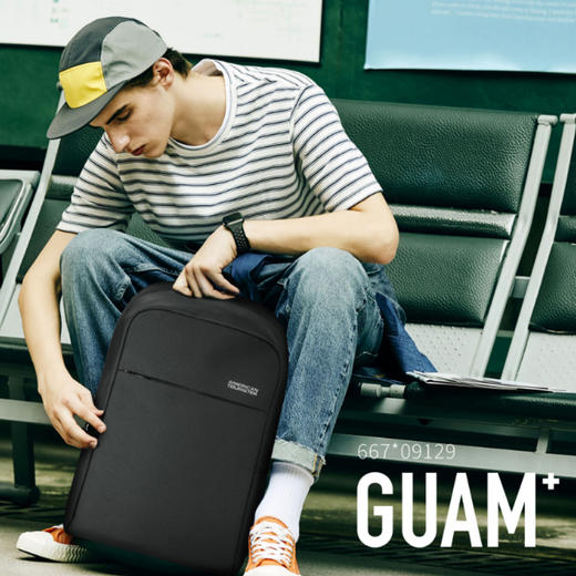 美旅双肩包-黑色 商品图0