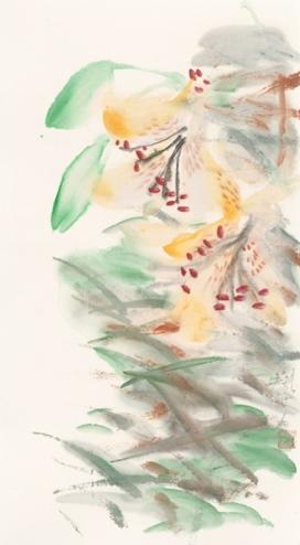 为你读持·诗意礼物×水器画家季孔翔宇 水墨花卉作品 商品图1