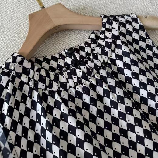 【à perles】Max*几何 真丝印花连衣裙 商品图5