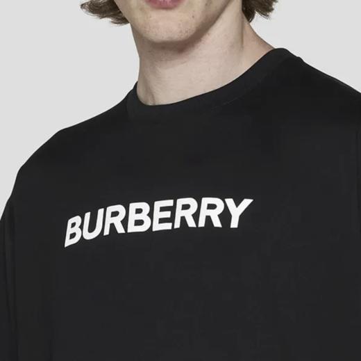 【超惠秒】Burberry 博柏利 男士宽松款简约经典字母logo全棉短袖T恤12025/12026 商品图2