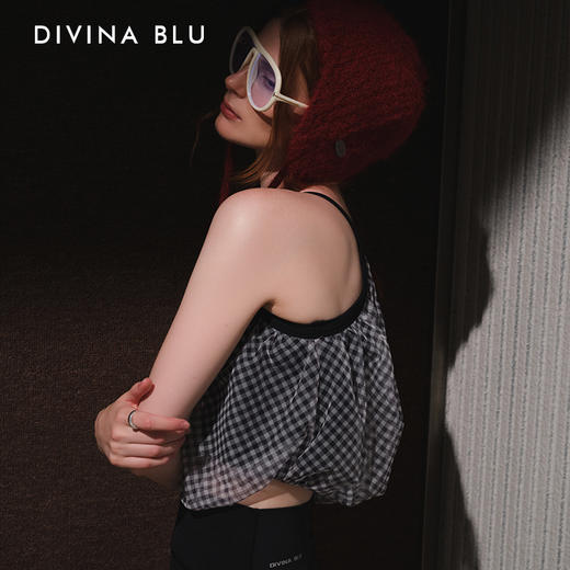 DIVINA BLU   丹麦系列 迪唯纳格子背心M110 商品图1