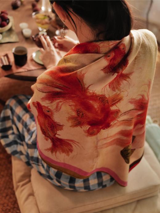 金鱼琉璃 夏日清凉空调房披肩 山林曦照 商品图1